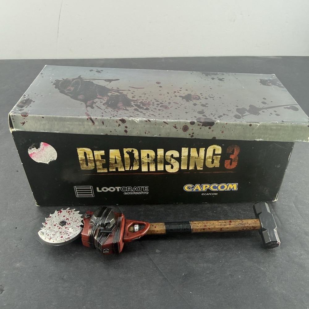 Look Crate Exclusive Dead Rising 3 Sledge Saw Hammer Pen Video Game Capcom